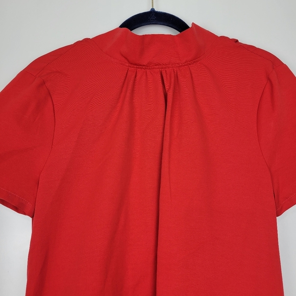 NWT STAUD Ilana A-Line Maxi Dress in Poinsettia Red Size Medium - Picture 9 of 13